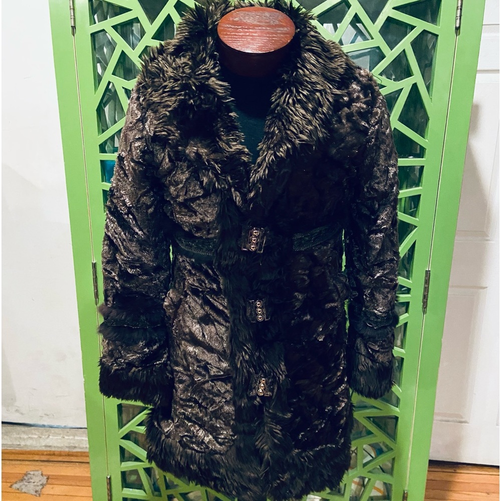 QQMY Faux Fur Coat - NEW! - See description for size